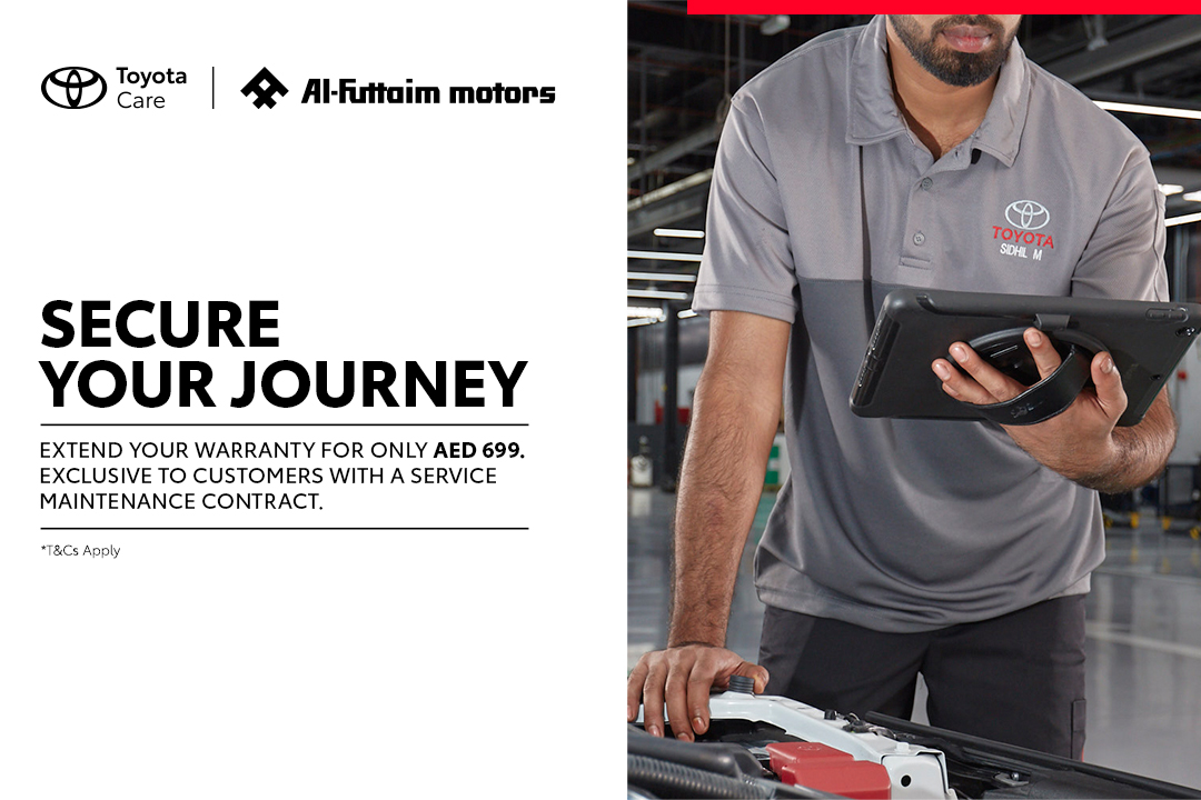 Get an extended warranty for just AED 699