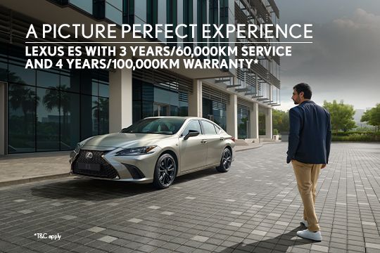 Enjoy exclusive benefits with the Lexus ES