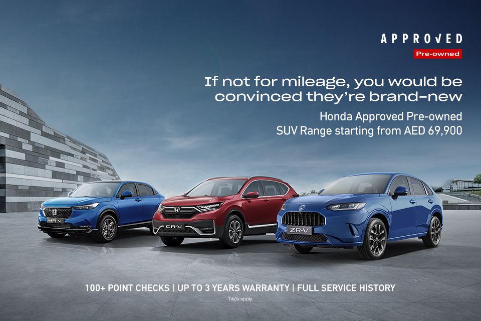 Embrace renewed adventures with Honda Approved Pre-owned SUV Lineup