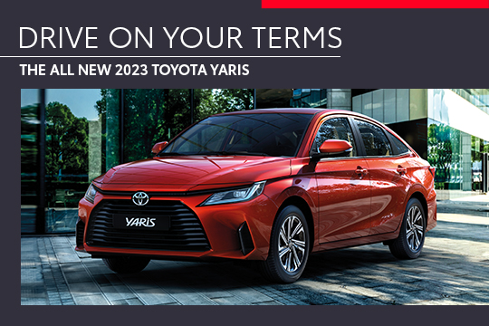 Drive on your terms with the all-new 2023 Toyota Yaris