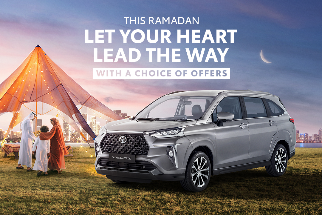 Let your heart lead the way in the Toyota Veloz