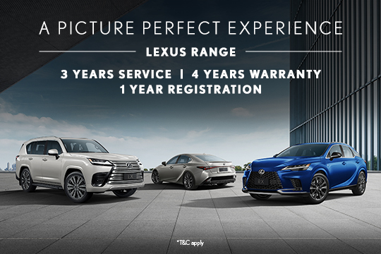 Exclusive benefits with the Lexus range