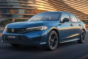 Side Profile of the 2025 Honda Civic in the UAE