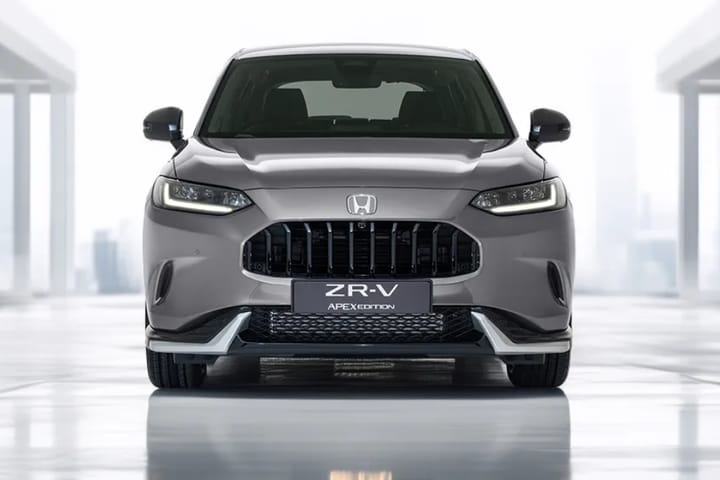 Front view of Honda ZR-V