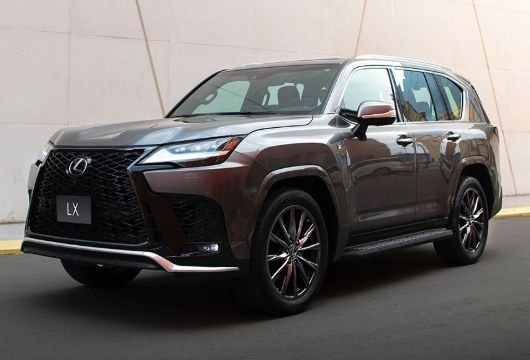 Side view of Lexus LX700
