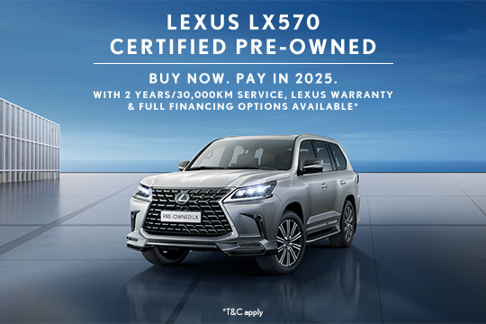 Master every journey with the Certified by Lexus Pre-Owned LX570.