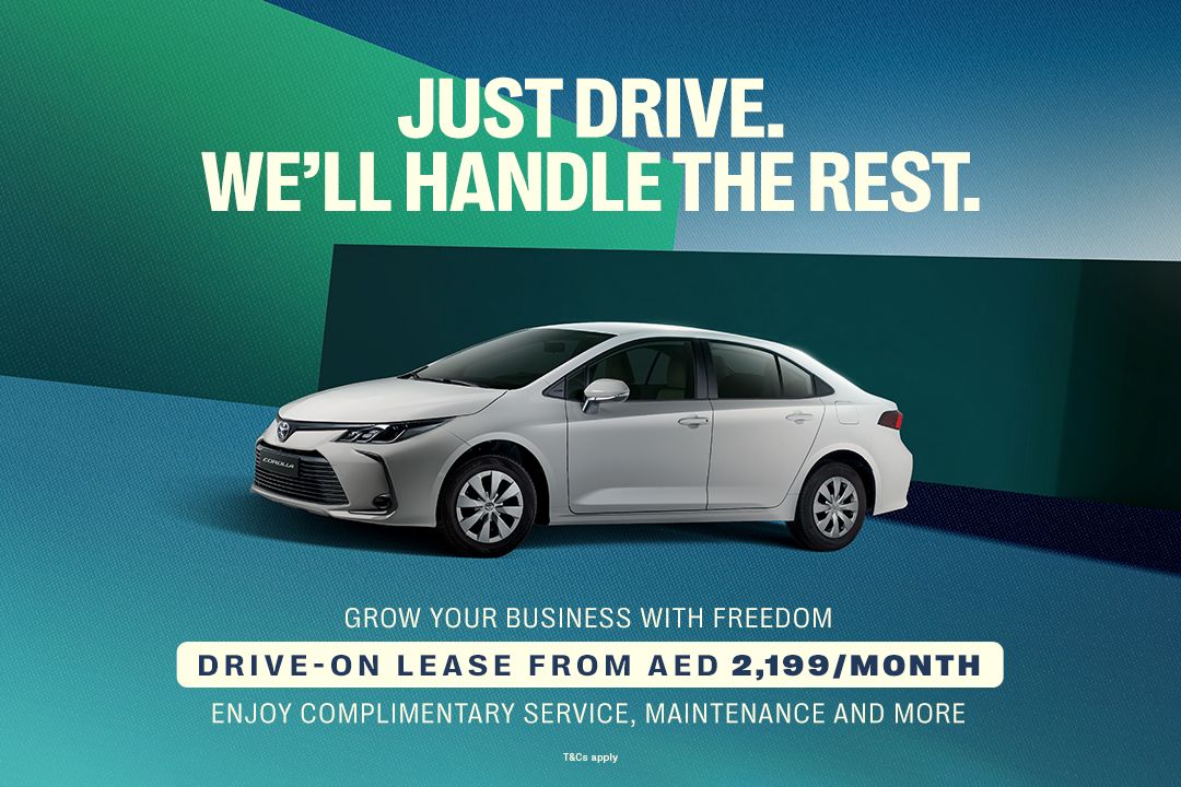 Drive-On Lease Toyota Corolla From AED 2,199