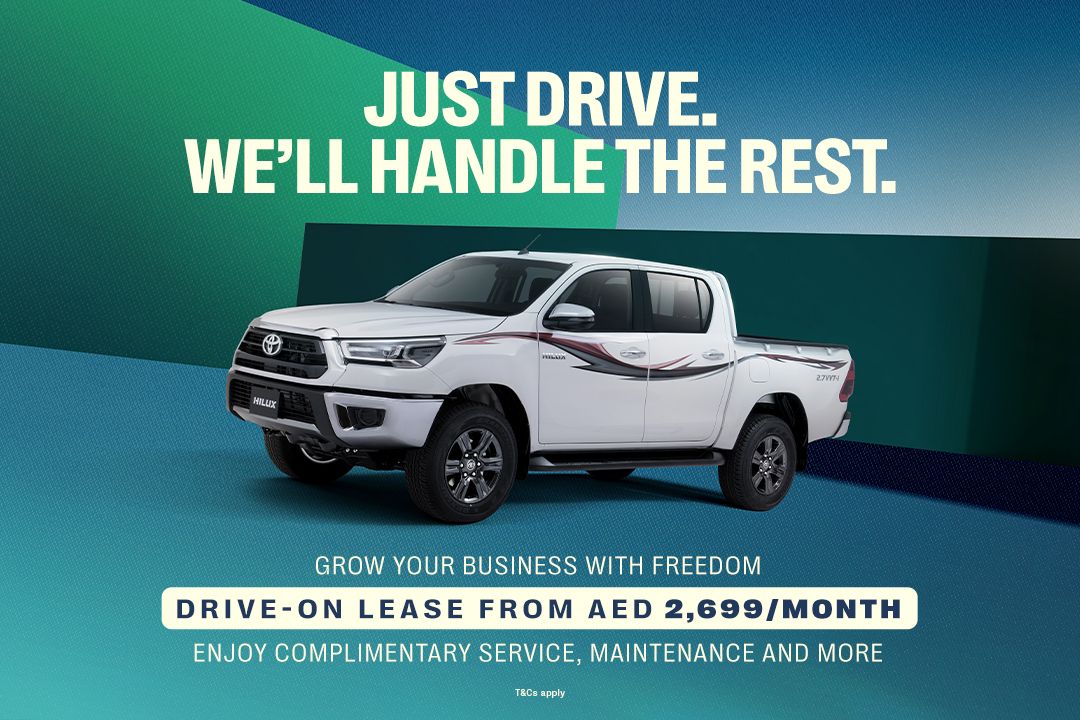 Drive-On Lease Toyota Hilux from AED 2,699