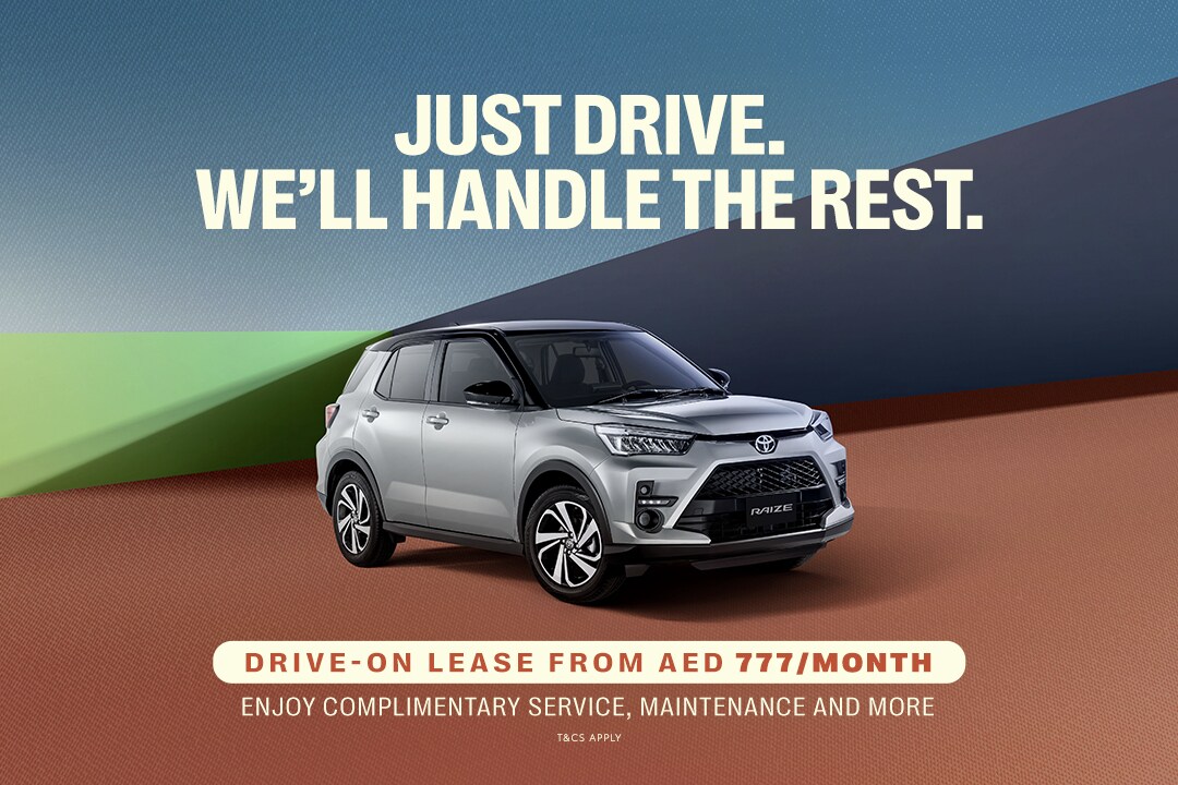 Drive-On Lease Toyota Raize from AED 777