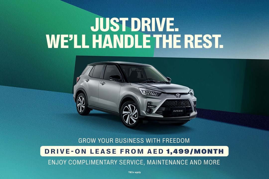 Drive-On Lease Toyota Raize From AED 1,499