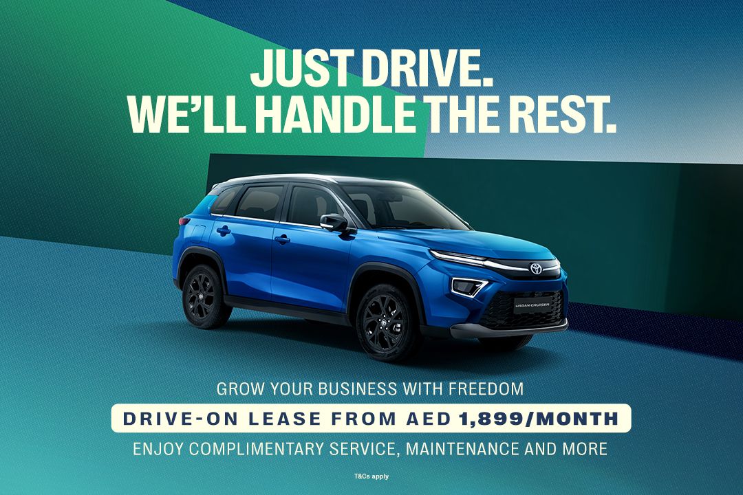 Drive-On Lease Toyota Urban Cruiser from AED 1,899