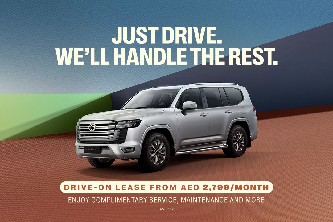 Drive-On Lease Toyota Land Cruiser from AED 2,799