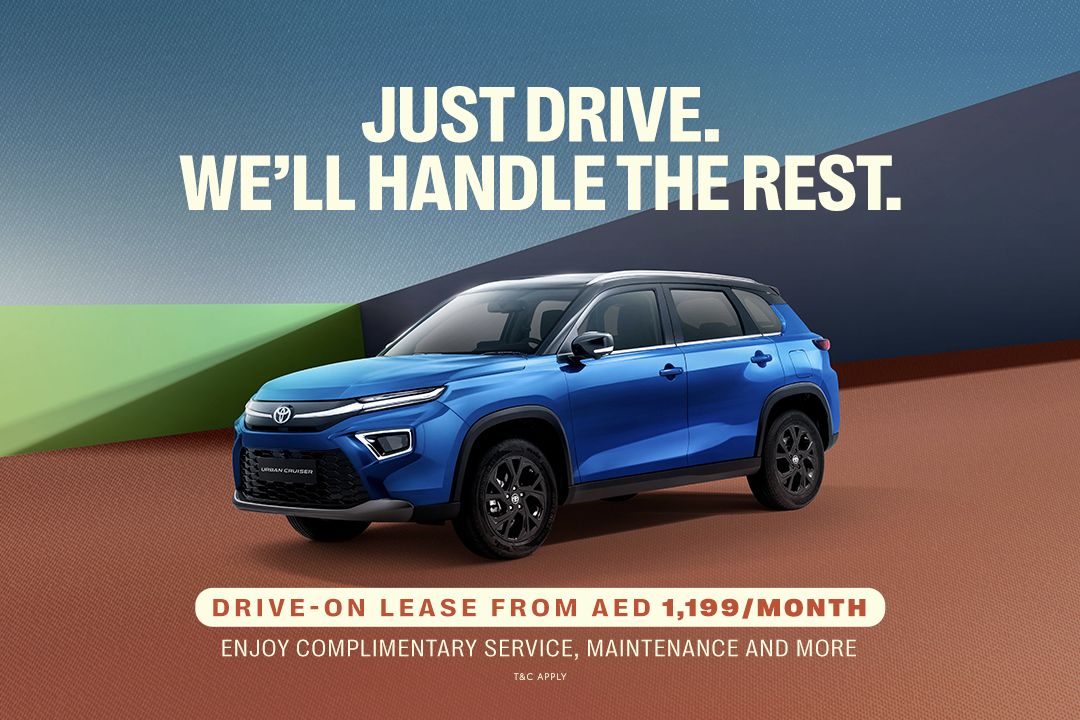 Drive-On Lease Toyota Urban Cruiser from AED 1,199