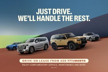 Drive-On Lease Toyota Range from AED 777