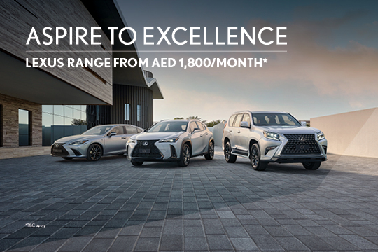 Aspire to Excellence with the Lexus Range