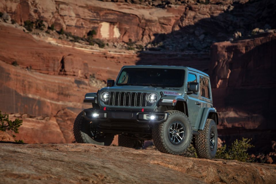 View of Jeep car from the side