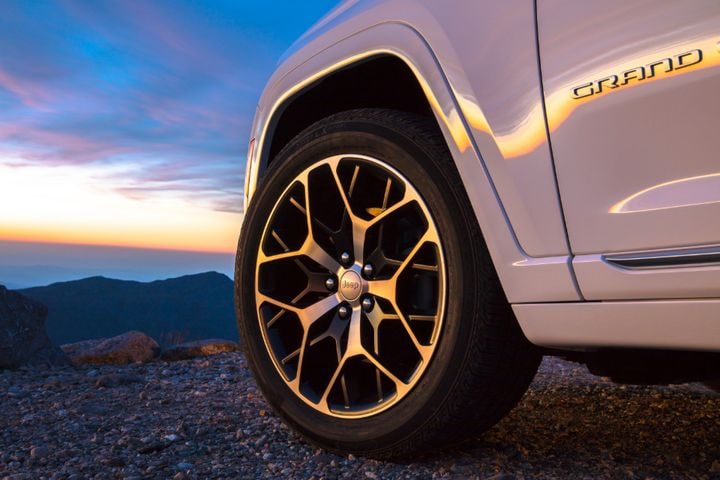 View of Jeep car from the side