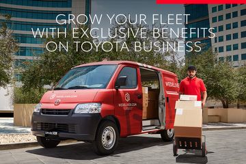 Grow your business with exclusive benefits on Toyota LiteAce