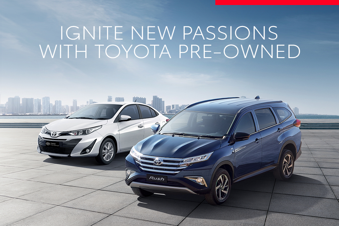 Ignite new passions with Toyota Pre-Owned