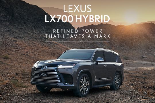 The new Lexus LX700 Hybrid