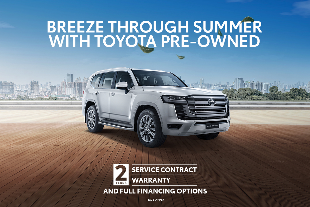 Breeze Through Summer With The Toyota Pre-Owned Land Cruiser
