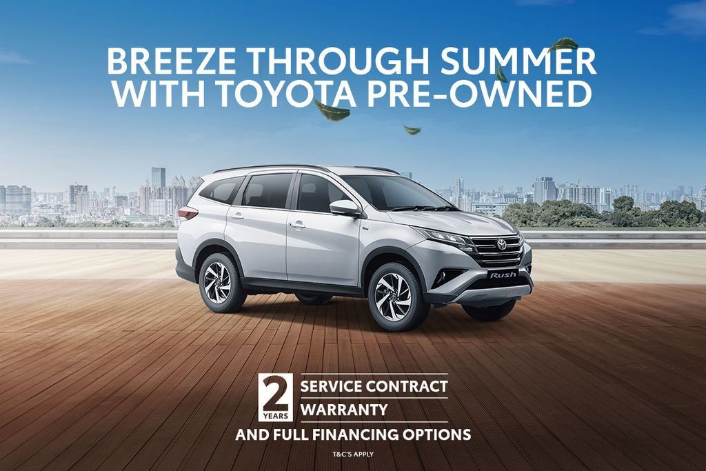 Breeze Through Summer With The Toyota Pre-Owned Rush