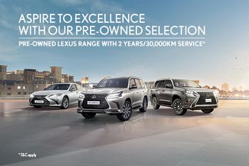 Enjoy exclusive benefits with the Pre-Owned Lexus range