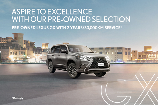 Enjoy exclusive benefits with the Pre-Owned Lexus GX