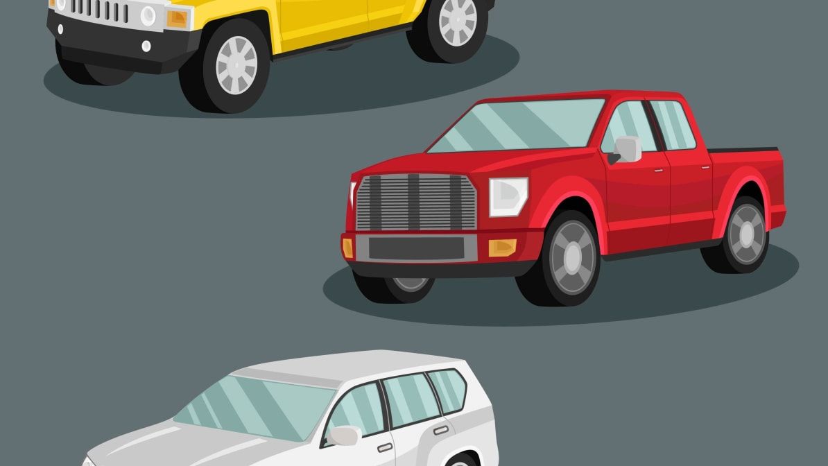 هل يتعين علي شراء شاحنة أم فان أم سيارة رياضية متعددة الاستخدامات SUV؟