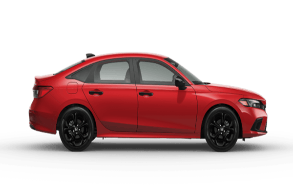 Side view of a new Honda Civic Sport