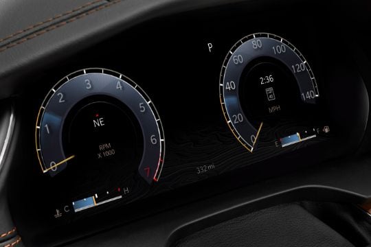 View of Jeep car from the side