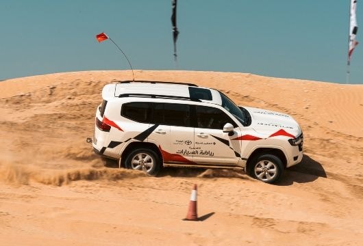 white toyota land cruiser 2022