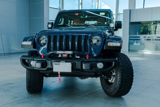 Jeep in the UAE desert to show The Best Off-Road Trails in the UAE