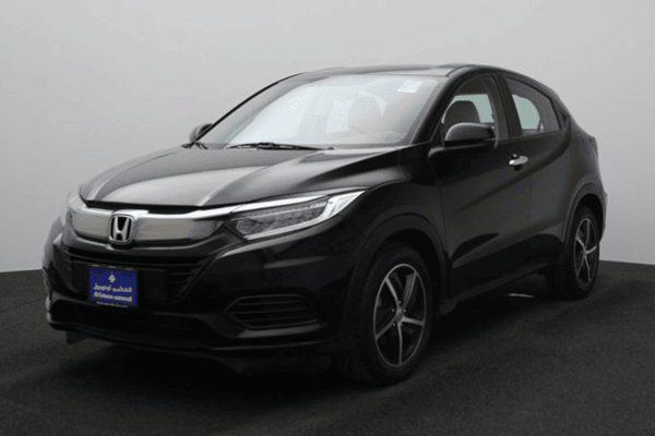 A black Honda HRV