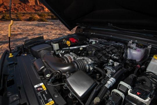 View of Jeep car from the side