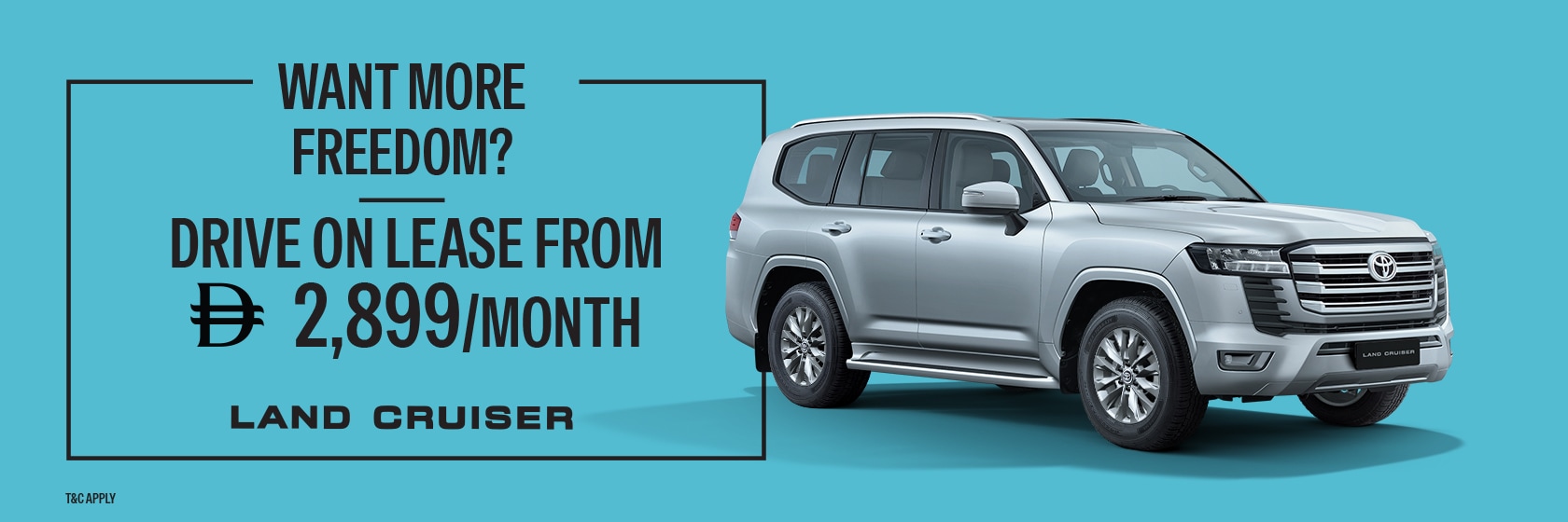 Drive-on Lease Land Cruiser
