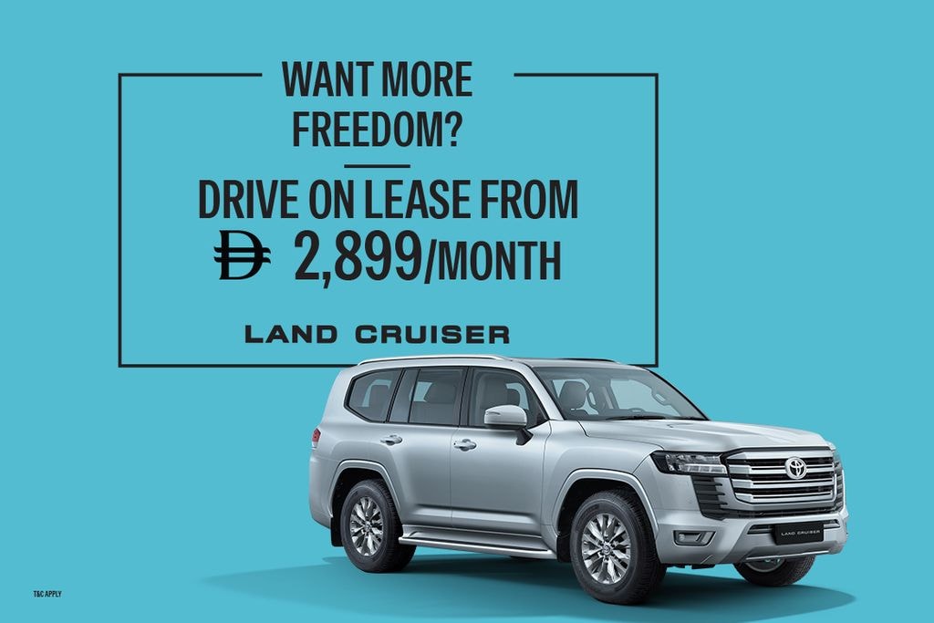Drive-On Lease Toyota Land Cruiser from AED 2,899