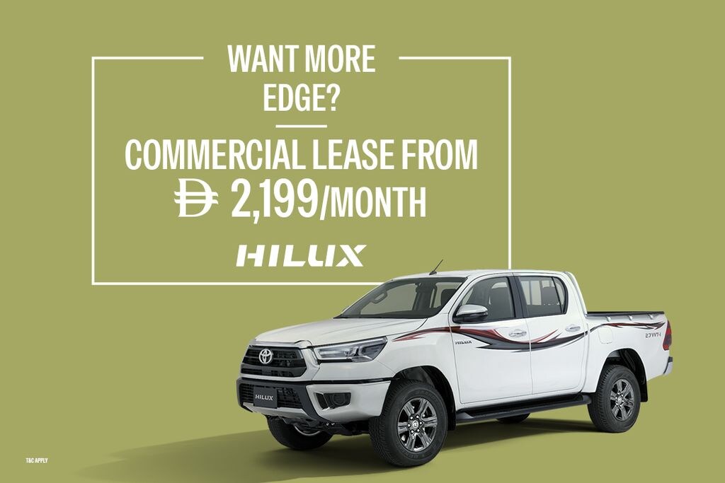Drive-On Lease Toyota Hilux from AED 2,199