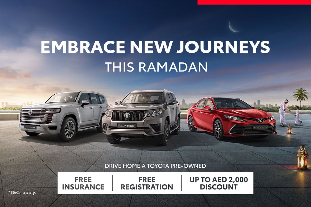 Embrace New Journeys This Ramadan with a Toyota Pre-Owned Vehicle