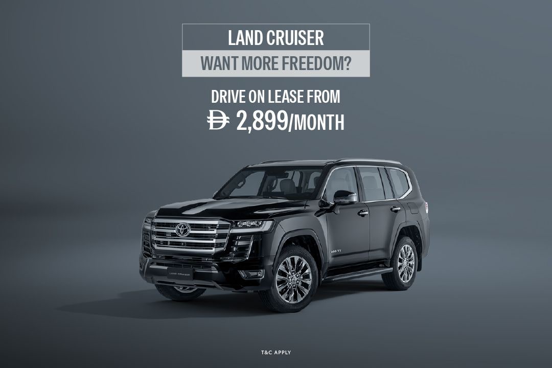 Drive-On Lease Toyota Land Cruiser from AED 2,899