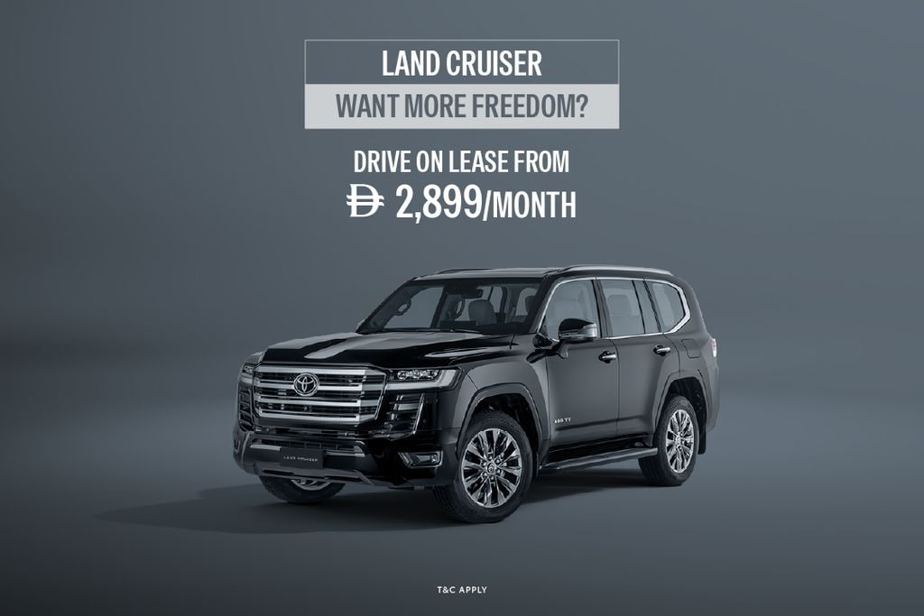 Drive-On Lease Toyota Land Cruiser from AED 2,899