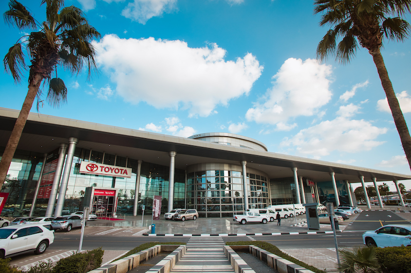 Toyota Car Showroom in Dubai Festival City Toyota
