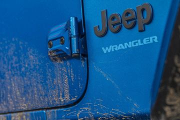 Jeep Wrangler 2005 in the desert