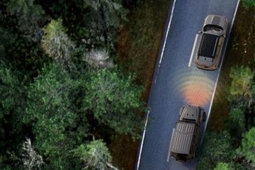 View of Jeep car from the side