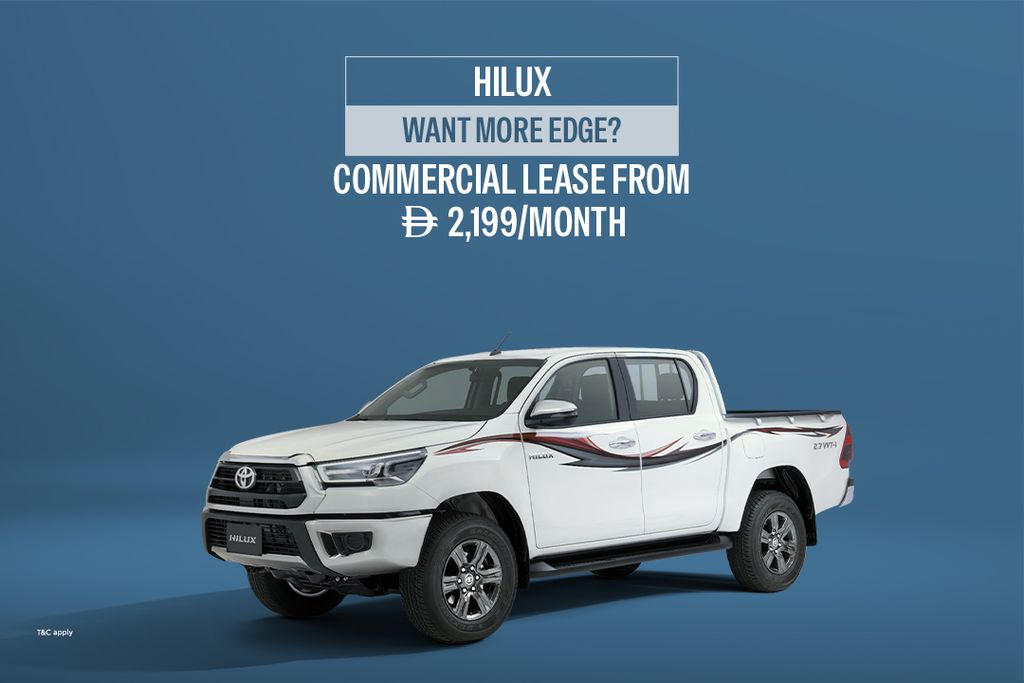 Drive-On Lease Toyota Hilux from AED 2,199