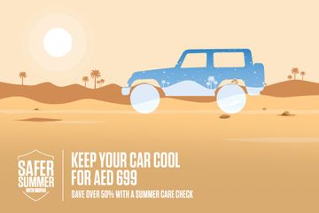 Keep Your Car Cool all Summer Long for AED 699