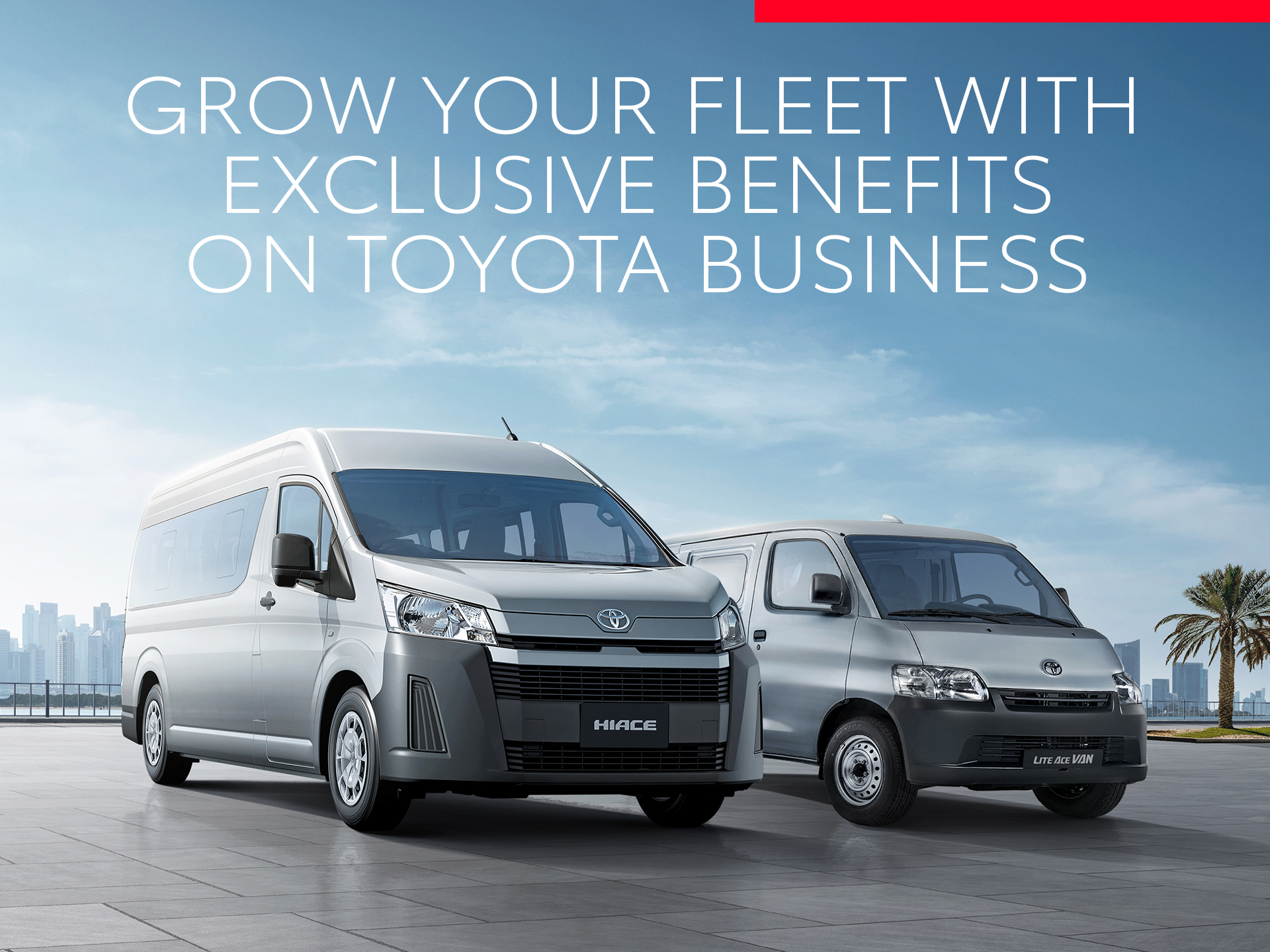 Grow your business with exclusive benefits on Toyota Business