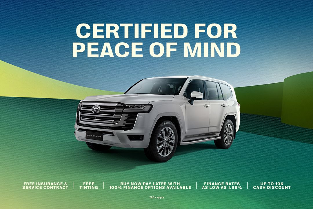 Certified for Peace of Mind: Exclusive Offers on the Pre-owned Land Cruiser