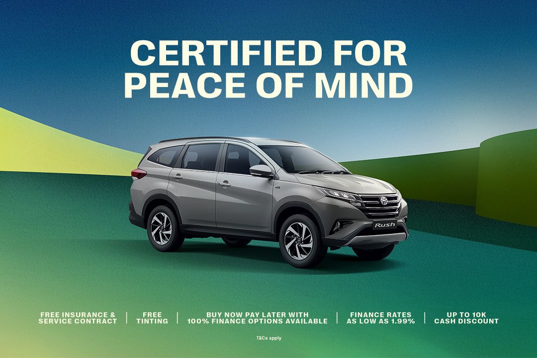 Certified for Peace of Mind: Exclusive Offers on the Pre-owned Rush