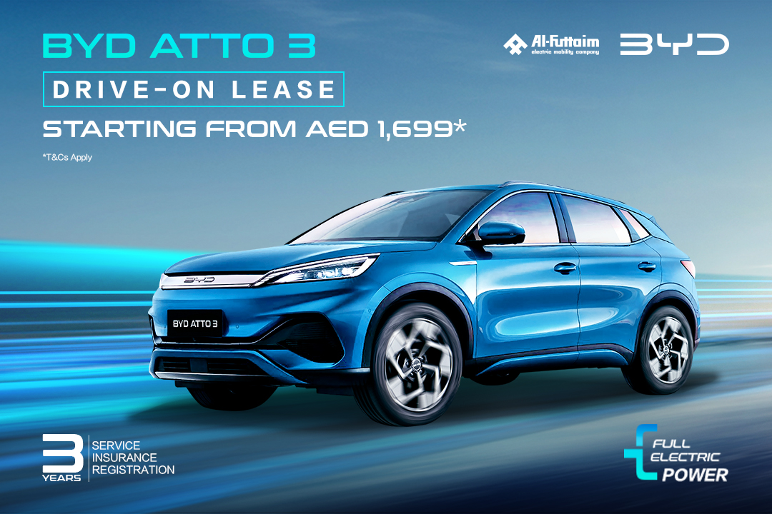 BYD ATTO 3 Drive-On Lease